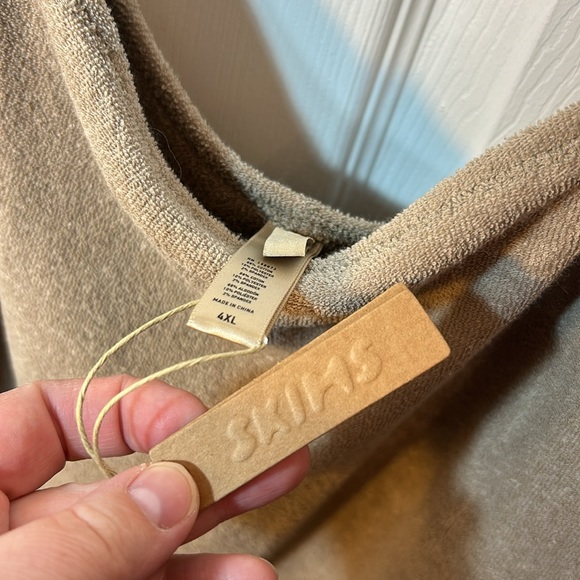 Nwt 4XL Skims desert/ tan brown terry cloth dress - Picture 5 of 8